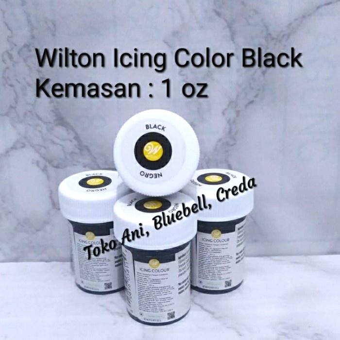 

Terlaris Colourfood Wilton Icing Color Black , 1 Oz