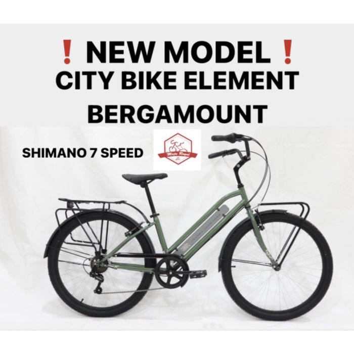 Terlaris Sepeda City Bike Element Bergamont 26 Inch Bergamount London Taxi New