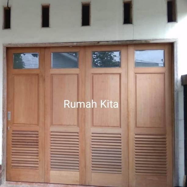 Rel Garasi 4 Daun Pintu Tikung Sliding Door