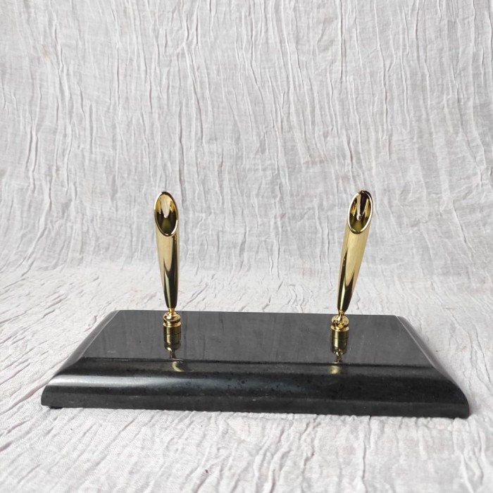 

Marble A Holder Tempat Pul Bollpoint Persegi Panjang Hitam