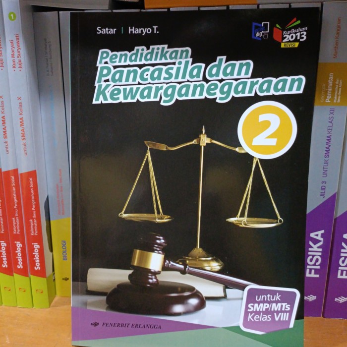 FLASH SALE PPKN SMP KELAS 8 SATAR HARYO T PENERBIT ERLANGGA TERMURAH