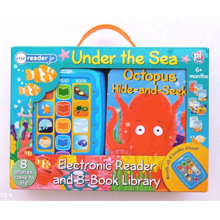 FLASH SALE UNDER THE SEA ME READER JR ELECTRONIC READER AND 8-BOARD BOOK LIBRARY TERMURAH