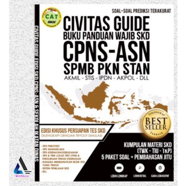 HOT SALE BUKU CPNS/PKN STAN (CIVITAS GUIDE EDISI SKD BUKU PANDUAN WAJIB CPNS TERLARIS