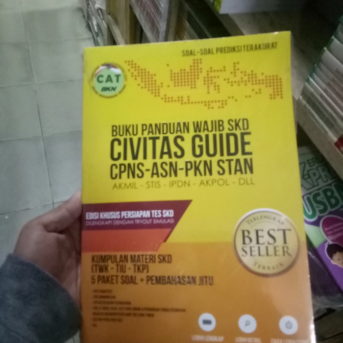 DISKON SPESIAL BUKU PANDUAN WAJIB SKD CIVITAS GUIDE TERMURAH