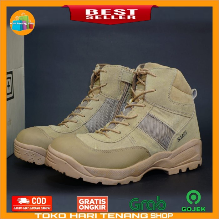 Terlaris Sepatu Boots Pria Dan Wanita 511 Army Tactical 6 Inc Cream Import