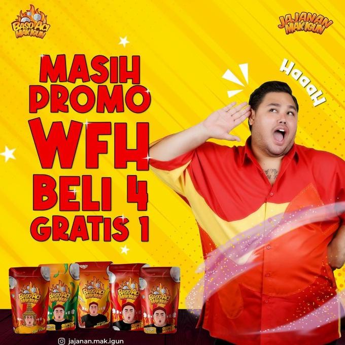 

BASO ACI MAK IGUN PROMO WFH (BELI 4 GRATIS 1)