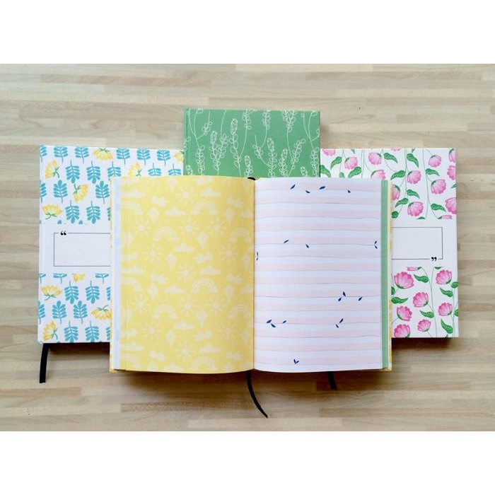 

Peekmybook Blank Space / Buku Catatan Bergaris Dan Polosan Berpola