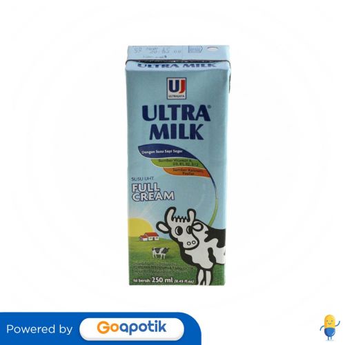

ULTRA SUSU UHT FULL CREAM 250 ML TETRAPACK