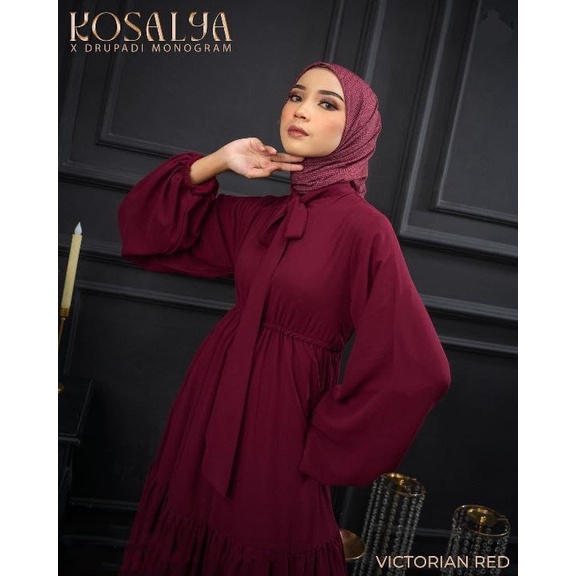 DRESS DURPADI07 wanita busui friendly bahan ceruty armany full furing