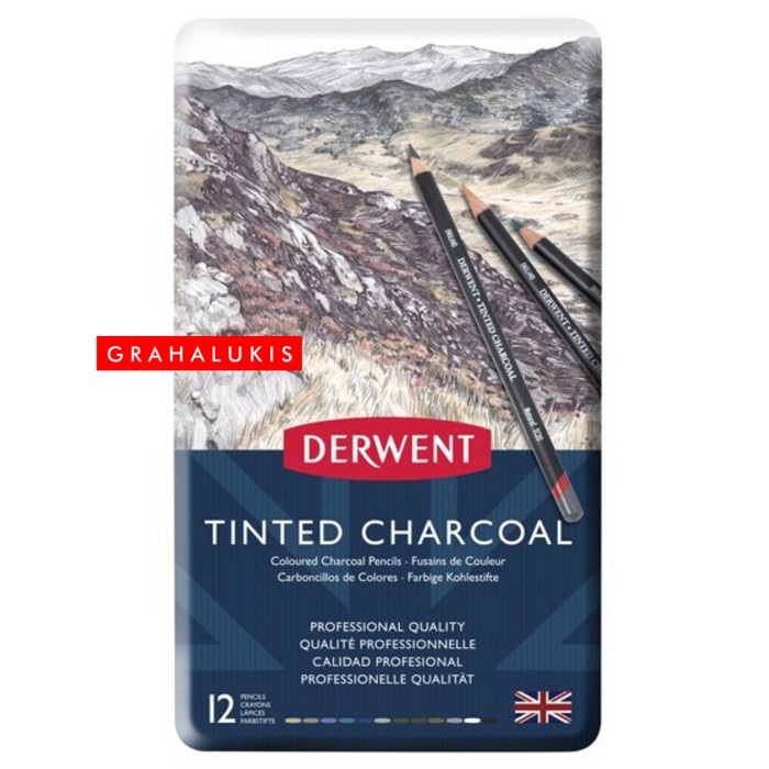 

Terlaris Derwent Tinted Charcoal 12