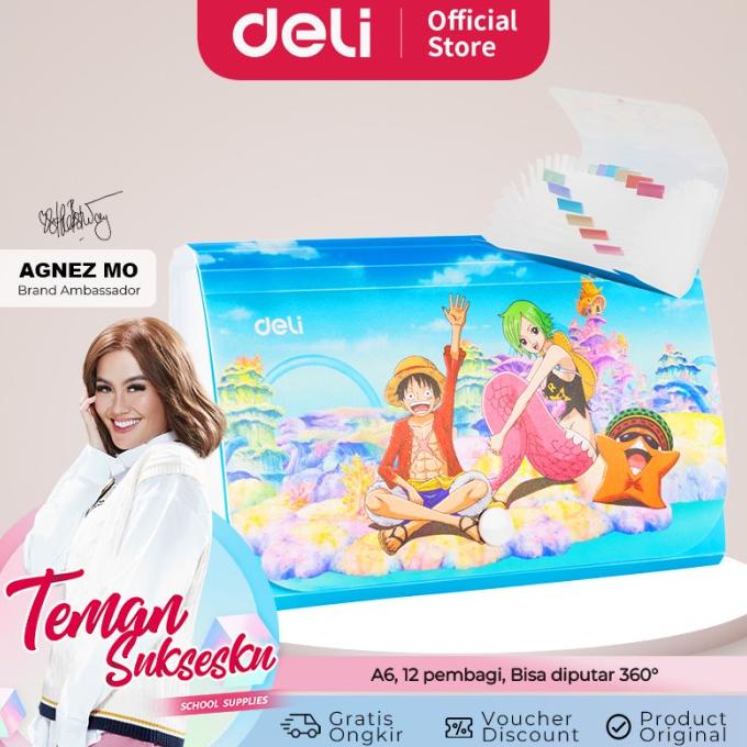 

Deli Expanding File / Tas Dokumen Map A6 Edisi One Piece Ef622