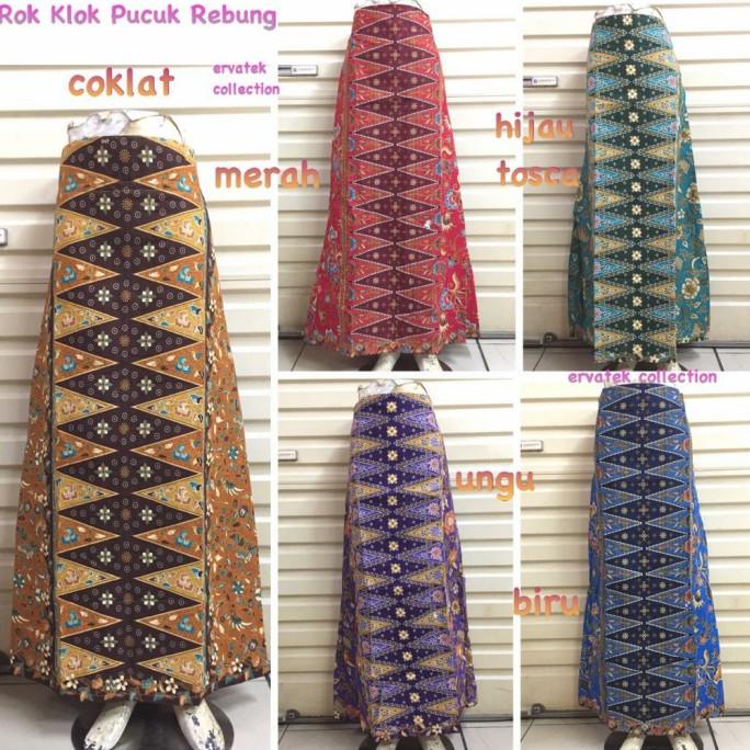 Rok Klok Tumpal Betawi Rk003 | Bawahan Batik Betawi Pucuk Rebung