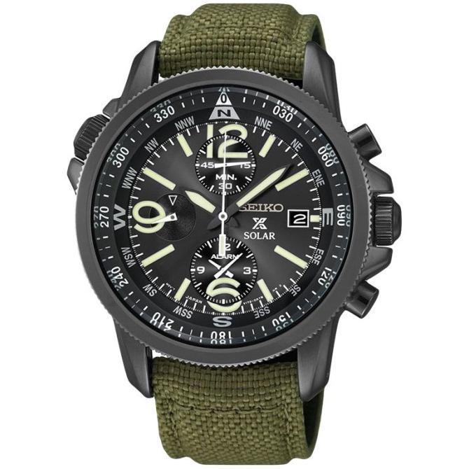 Seiko Ssc295P1 Prospex Solar Military Chronograph