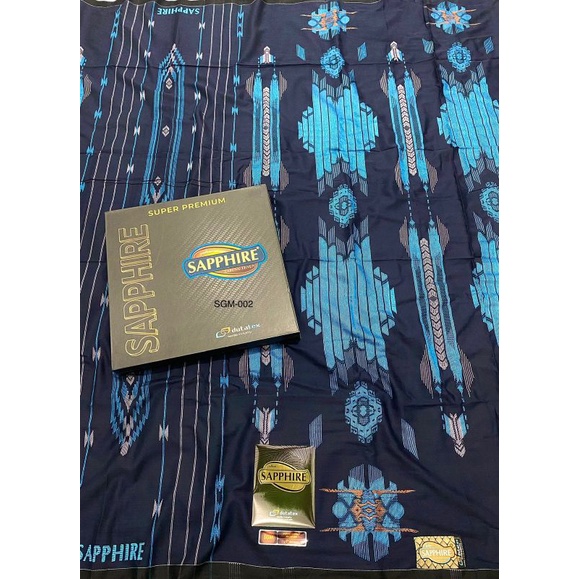 Sarung SAPPHIRE Super Premium Jacquard Motif SGM GOLD