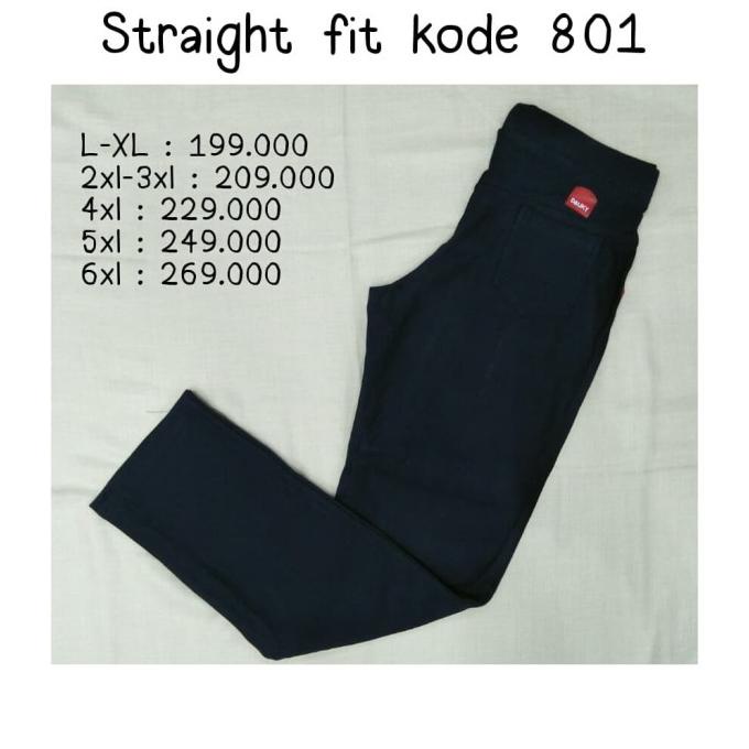 CELANA DAUKY STRAIGHT FIT