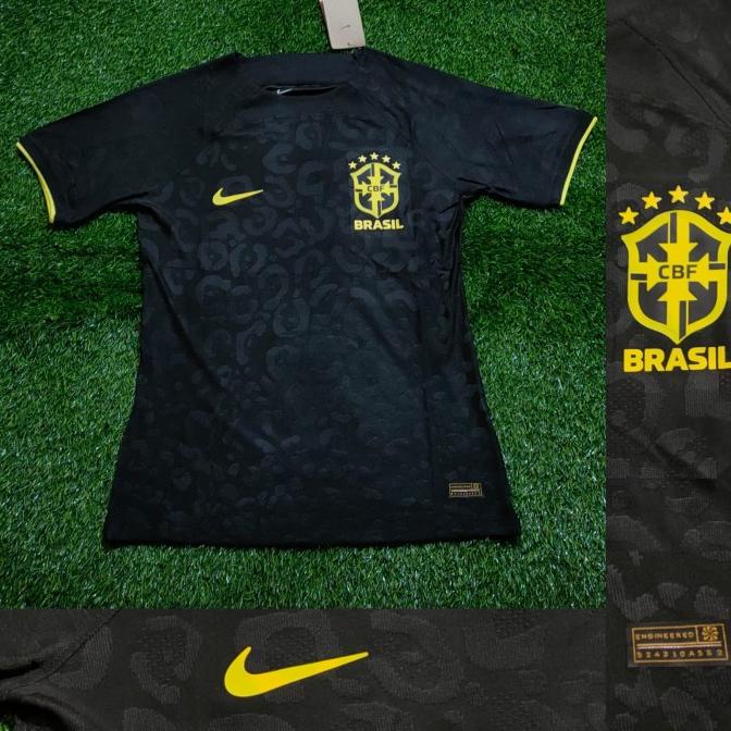 PLAYER ISSUE JERSEY BRAZIL GK VAPORKNIT PIALA DUNIA 2022 GRADE ORI