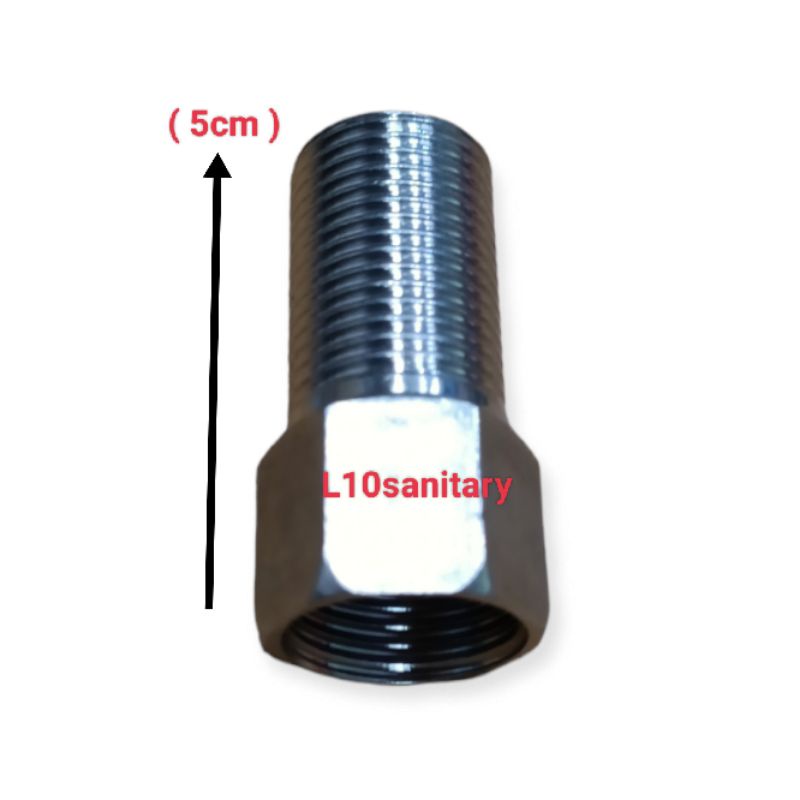 Sok Drat Luar PANJANG / Sambungan Kran Drat Luar PAnjang Stainless Steel