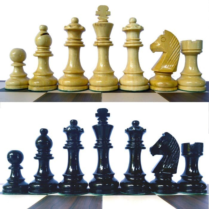 Bidak Catur Kayu Mode DGT Standar Internasional