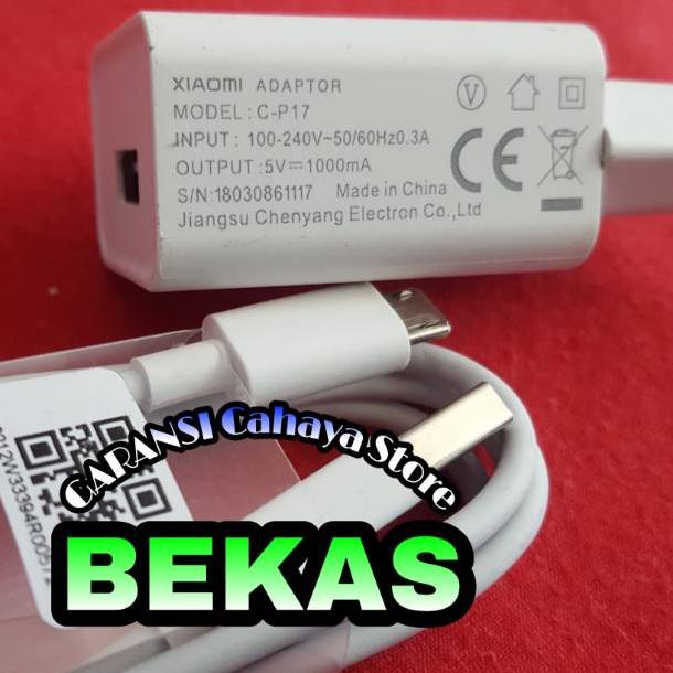 Terbaik Charger Adpator Xiaomi 1A Bawaan Hp Bekas Redmi Go Redmi 5A Xiaomi Redmi 4A Redmi 6 Original