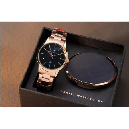 PROMO JAM TANGAN WANITA DW ICONIC PREMIUM 1 SET ORIGINAL BOX + PAPER BAG TERMURAH