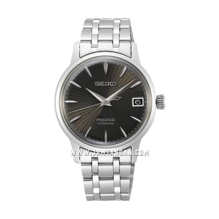 MUST HAVE SEIKO PRESAGE SRP837J1 ESPRESSO MARTINI AUTOMATIC GRAY DIAL TERMURAH