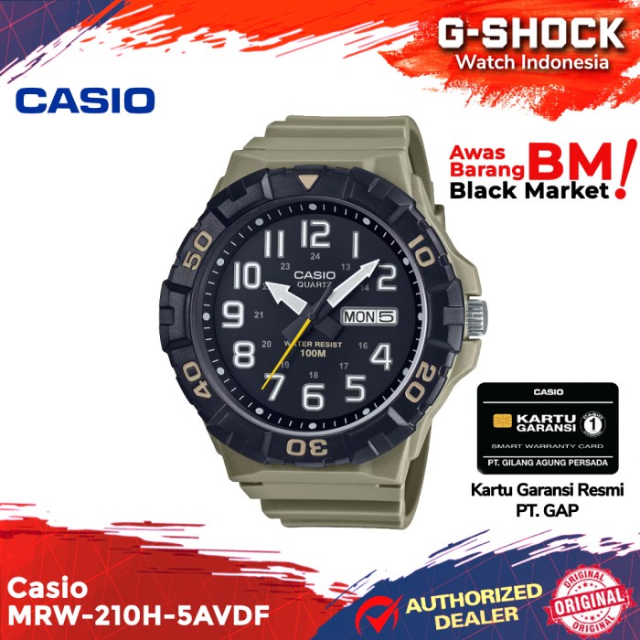 DISKON SPESIAL CASIO GENERAL MRW-210H-5AVDF MRW-210H MRW-210 MRW210H MRW 210H TERMURAH