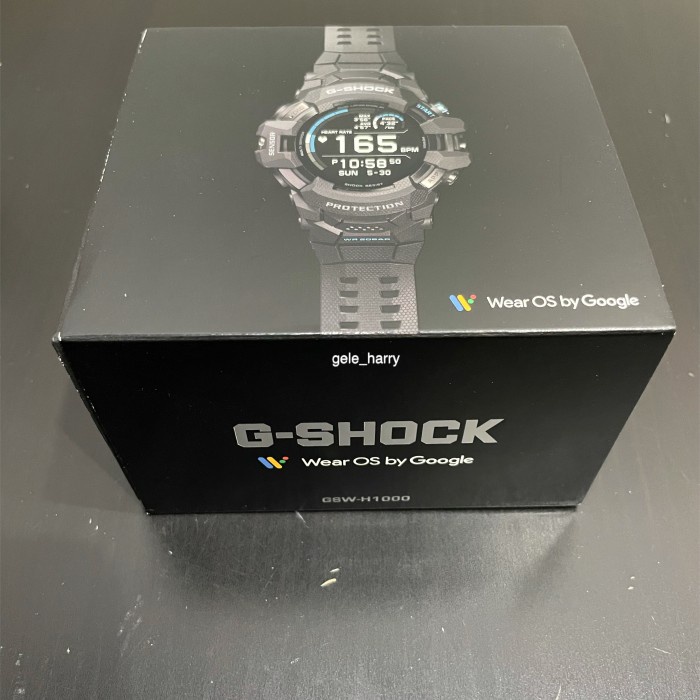 FLASH SALE CASIO GSHOCK SMART WATCH GSW H1000-1 / GSWH1000-1 WEAR OS GOOGLE BLUE TERBARU