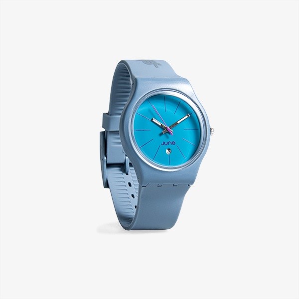 DISKON SPESIAL JUNO JAM TANGAN PRIA WANITA - SLAVA BLUE OCEAN WATCH UNISEX ORIGINAL TERMURAH