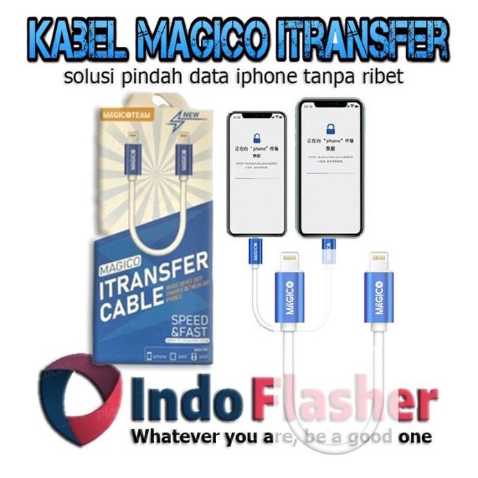 Magico Transfer Cable Kabel Pindah Data iPhone Kabel Magico Transfer