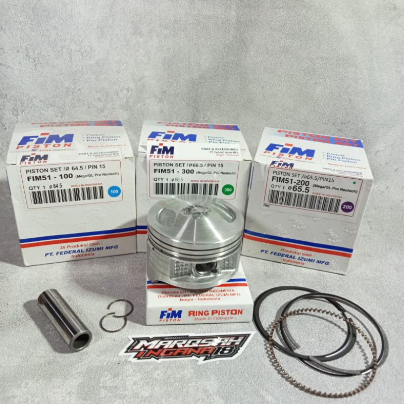 PISTON FIM GL MP PISTON FIM51 64 65 65.5 66 66.5 MARQSAH SHOP