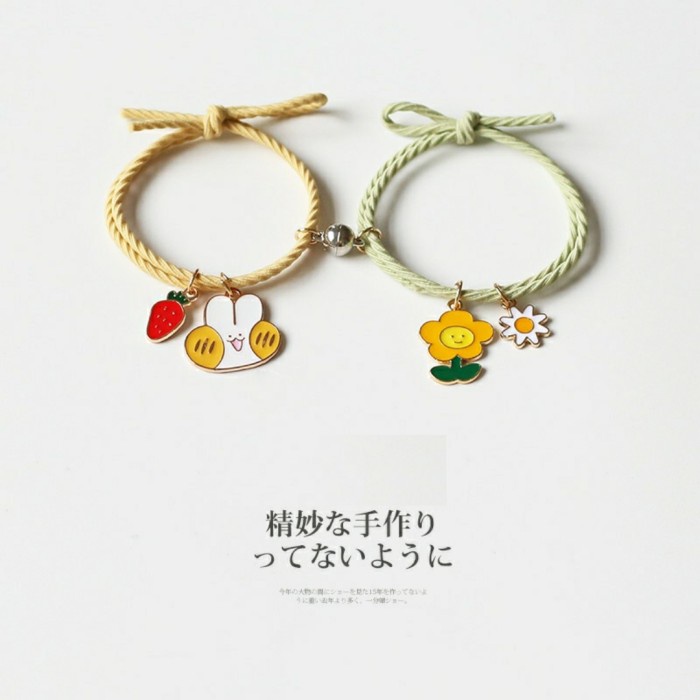 Bestseller Gelang Magnet Karakter KelinciGelang Persahabatan Karakter Murah Anak