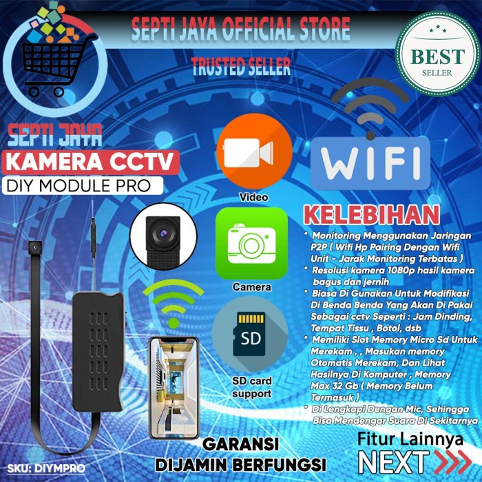 Bestseller Spy Ip Camera Diy Module Pro Wireless Hidden Kamera Wifi Cctv Mini Cam
