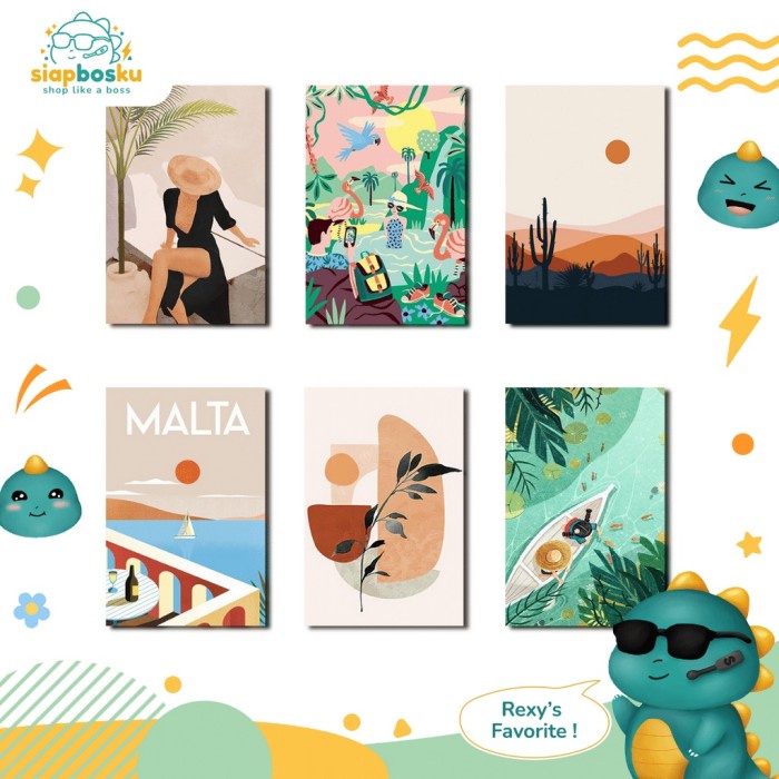 

Bestseller Paint By Number 20X30 Cm Aesthetic Kit Kanvas Lukis Pemandangan