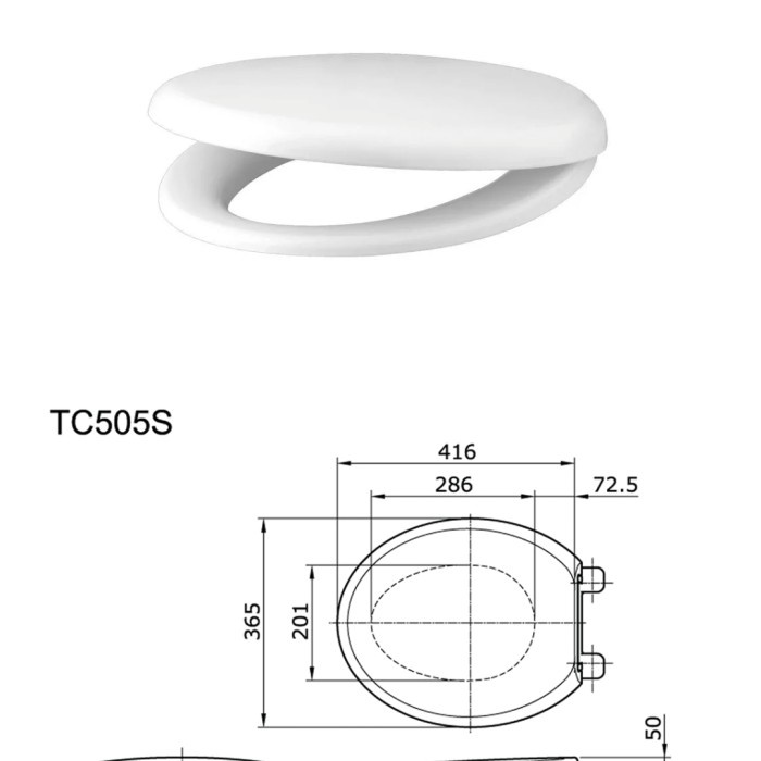 Terlaris Tutup Closet Toto Tc505S / Tutup Closet Duduk Toto Tc 505 S Soft Close