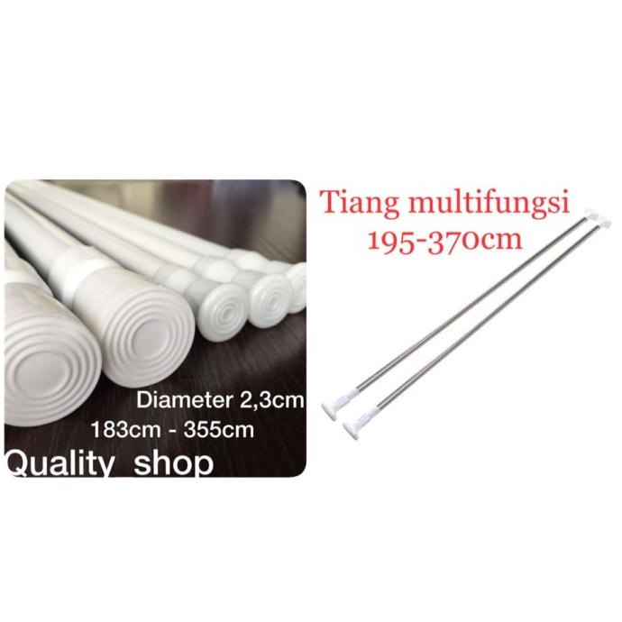 tiang fleksibel gorden/tiang kolong dapur/tiang pipa ajaib/tiang tirai