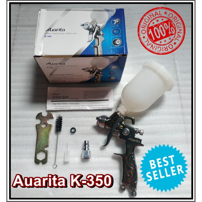 SPRAY GUN AUARITA K350 ORIGINAL/SPRAY GUN HVLP/SPRAYGUN AUARITA HVLP div02