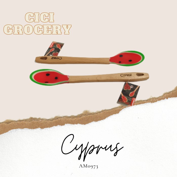 

cypruz AM0973 sendok serving / spatula lucu motif semangka /sodet kayu ghe02