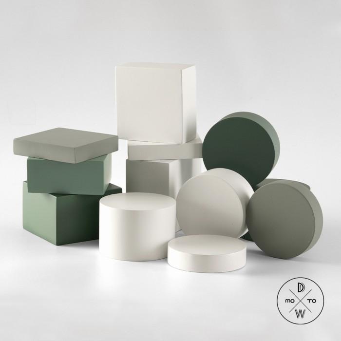 Photoprops - Podium / Leveling Balok Kubus Dan Tabung Minies