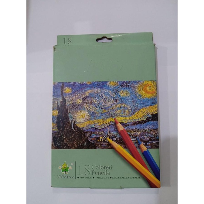 

OBRAL Pensil Warna LITTLE TREE 18 Warna Panjang