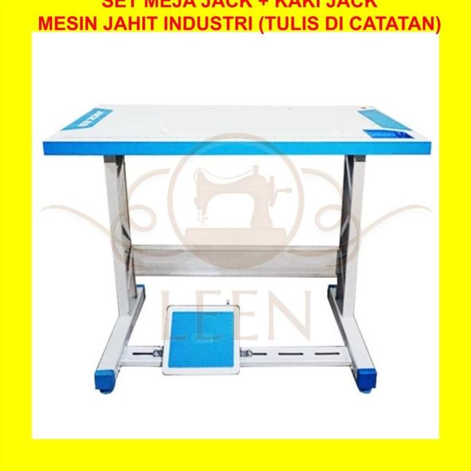 Meja & Kaki Impor SET JACK Mesin Jahit Industri High Speed Obras LEEN