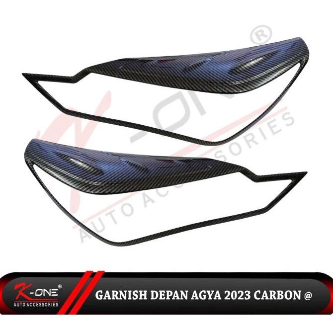 GARNISH DEPAN AGYA AYLA 2023 CARBON