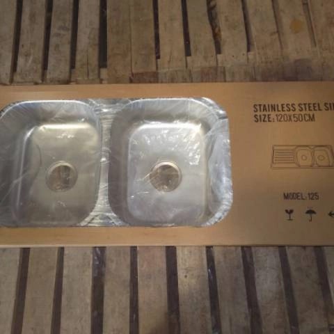 Bak Cuci Piring Stainless Wastafel Stainless Bcp Stainless 2 Lubang 1.