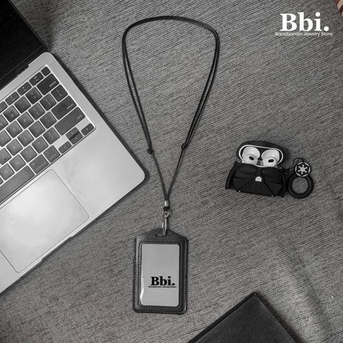 

Best Seller Lanyard Id Card Holder Slide Knot Kalung Name Tag Kartu Chslide