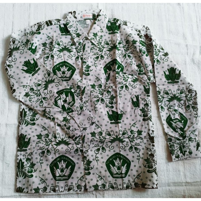 BISA COD Baju Seragam Batik Putih Hijau SD MI Baju Seragam Sekolah Anak /SERAGAM SEKOLAH/KEMEJA