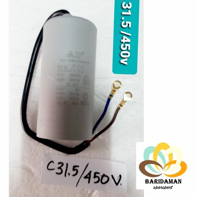 ___] kapasitor 31.5 uF 31.5uF 450 450 V kapasitor kabel