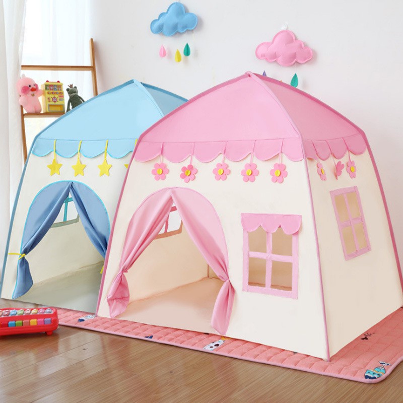 Tenda Anak Portable Murah Karakter Terbaru Polos Praktis W1L3 Besar Bongkar Pasang Mainan Premium Qu