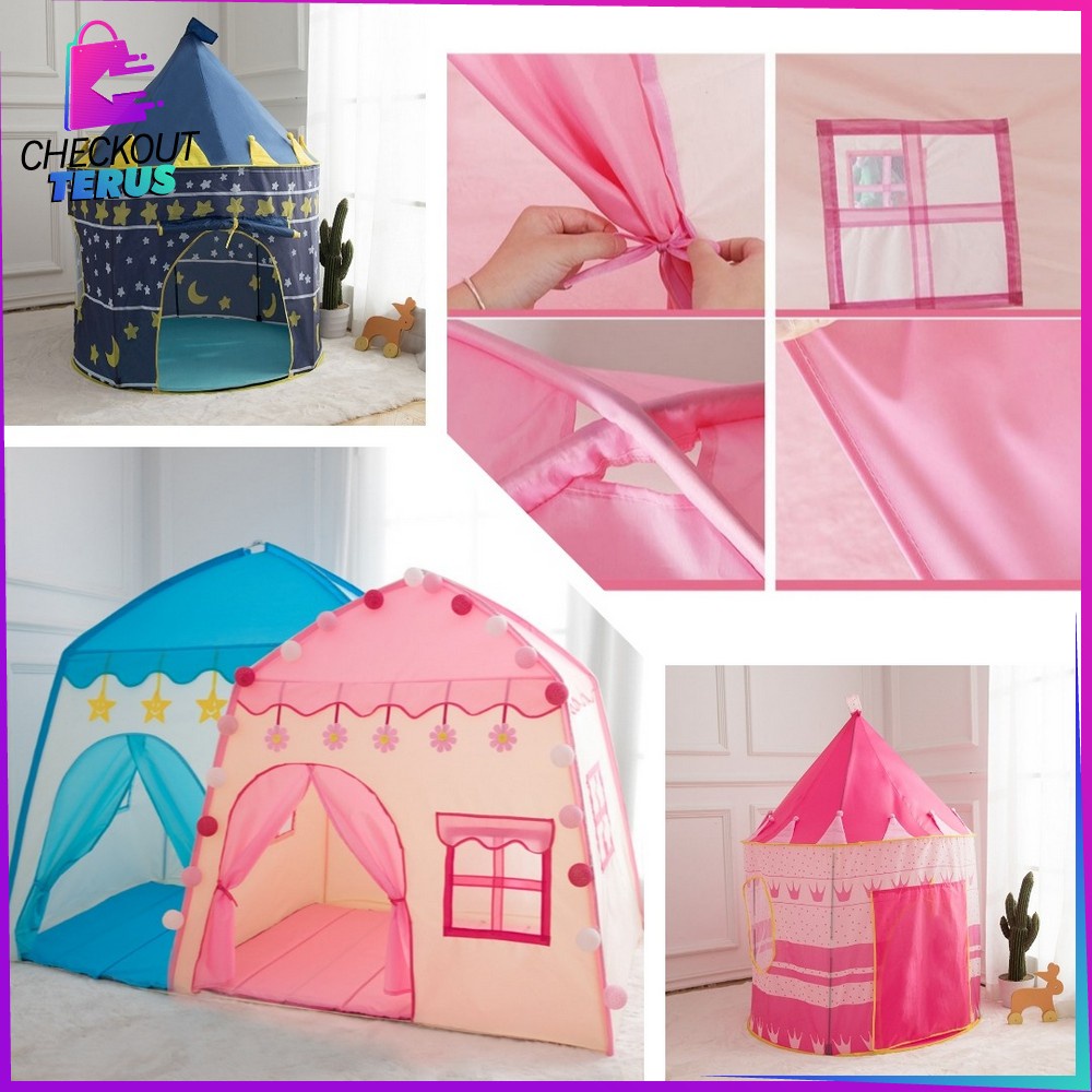 Tenda Anak Murah Lipat Berkualitas Karakter Bongkar Pasang Besar M5A7 Jumbo Indoor Kartun Bagus Moti