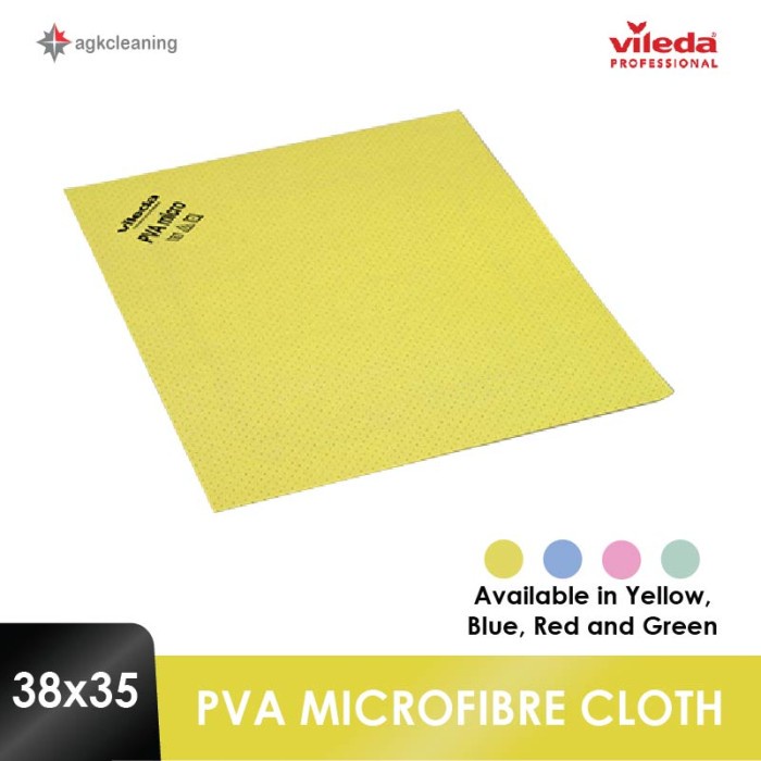 Terlaris Klap Pva Microfibre Cloth - Kain Lap Microfibre - Lap Kanebo (Pva) Yellow