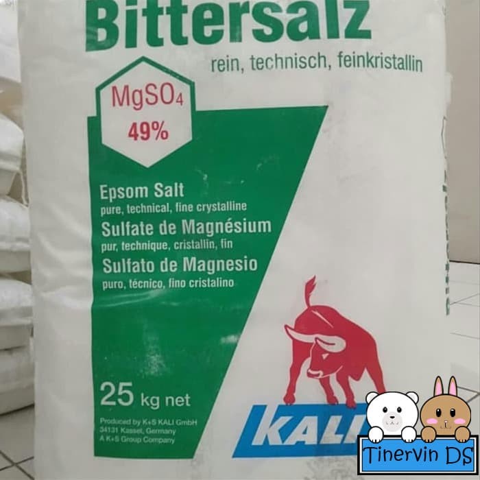Terlaris Bathsalt Garam Inggris / Epsom Salt Ex. Germany 25Kg Tech Grade