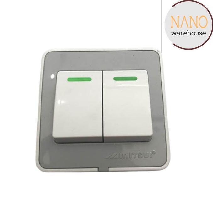 +++++] MITSUI Saklar Seri Double OB Helios Model Petak Tahu Timbul